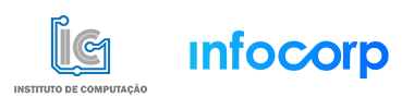 Logos do Instituto de Computação UFMT e Empresa Junior InfoCorp